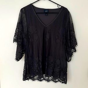 Buckle Daytrip Lace Oversize Top
